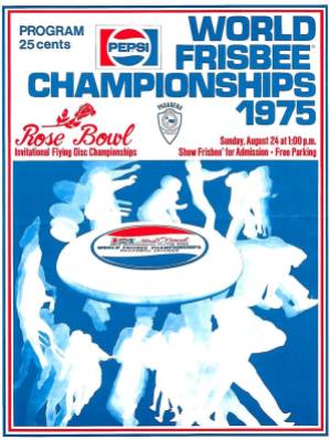 1975 World Frisbee Championships poster